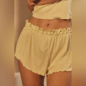 Anthropologie Pointelle Knit Shorts